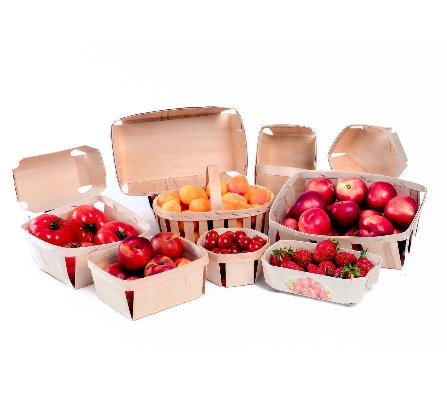 Gamme barquettes en bois