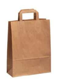 conditionnement et sacherie Sac kraft à poignées plates